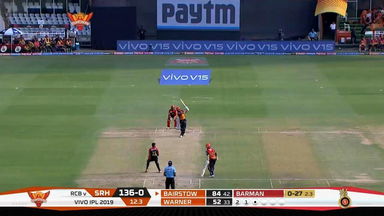 M11: SRH vs RCB –  Jonny Bairstow Six