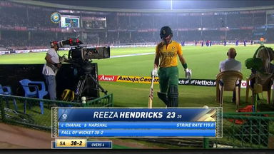 IND vs SA 2022, 3RD T20I: Reeza Hendricks Wicket