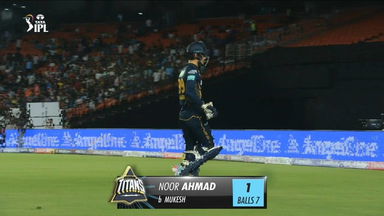 M32: GT vs DC – Noor Ahmad Wicket