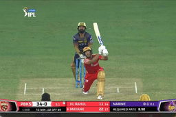 M45: KKR vs PBKS – Mayank Agarwal Six