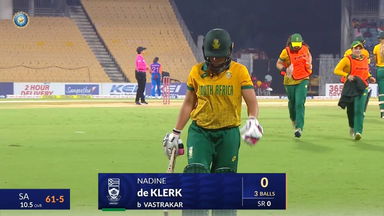 IND-W vs SA-W 2024, 3rd T20I: Nadine de Klerk Wicket
