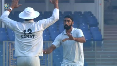 Ranji Trophy 2025-26, Delhi vs J&K: J&K 1st Innings Fall of Wickets