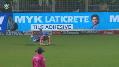 Judge. Run. Dive. Grab: Nitish Kumar Reddy's splendid catch to dismiss Buttler