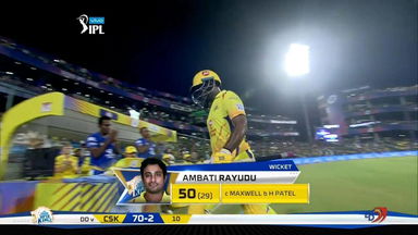 M52: DD vs CSK – Ambati Rayudu Wicket