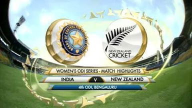 Ind v NZ (Women), 4th ODI – Match Highlights