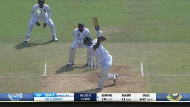 IND vs BAN 2019, 1st Test, Day 2: Mayank Agarwal Six