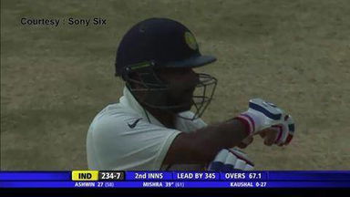 SL vs India, 3rd Test : Ind 2nd Innings - Amit Mishra Wicket
