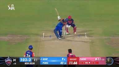 M56: DC vs RR  – Axar Patel Six