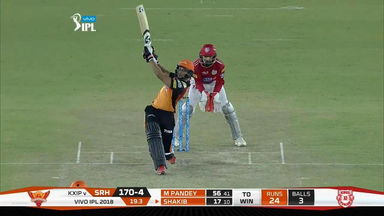 M16: KXIP vs SRH – Shakib Al Hasan Six