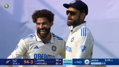 IND vs NZ 2024, 3rd Test: New Zealand 2nd Innings Fall of Wickets