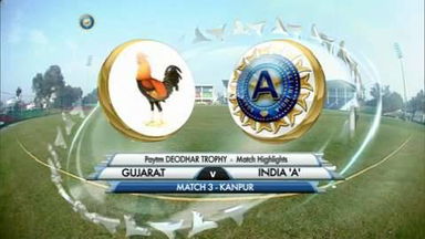 Prof DB Deodhar Trophy: Gujarat vs India A, Highlights