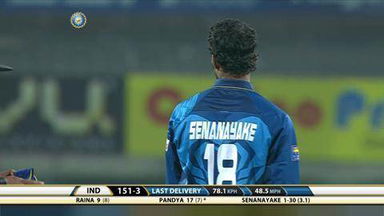 2ND T20I: IND vs SL – Hardik Pandya Six