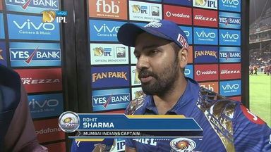 M2: RPS vs MI –  Rohit Sharma Interview