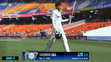 IND vs  AUS 2023, 4th Test: Shubman Gill Wicket