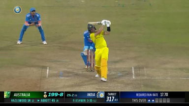 IND vs AUS 2023-24, 2ND ODI: Sean Abbott Six