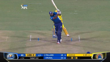 M27: MI vs CSK – Kieron Pollard Six