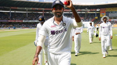 Jasprit Bumrah's first fifer at home in Tests