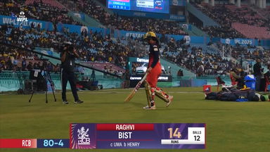 Wicket: Match 18, UP Warriorz vs Royal Challengers Bengaluru, WPL 2025: Raghvi Bist Wicket