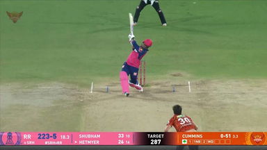 IPL 2025 M02: SRH vs RR - Shimron Hetmyer Six