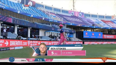 M26: SRH vs RR – Ben Stokes Wicket