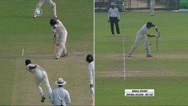 Ranji Trophy 2019-20: Bengal  vs Karnataka, SF2 - Akash Deep gets R Samarth’s wicket, courtesy DRS