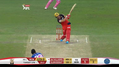 M33: RR vs RCB – AB de Villiers Six