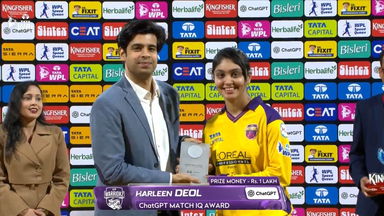 ChatGPT Match IQ Award: Match 8, Mumbai Indians vs UP Warriorz, WPL 2026: Harleen Deol