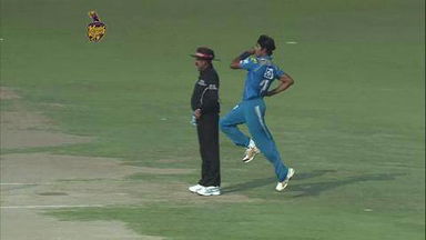 Match 47 KKR vs PWI – Gambhir's 1st Six