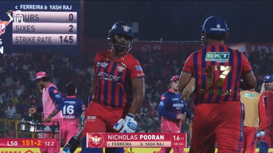 IPL 2026 M64: RR vs LSG - Nicholas Pooran Wicket