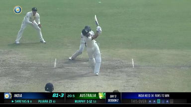 IND vs  AUS 2023, 2ND Test: Shreyas Iyer  Six
