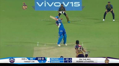 M26: KKR vs DC – Shikhar Dhawan Six