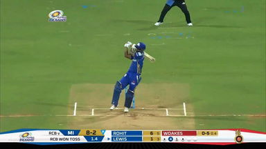 M14: MI vs RCB – Evin Lewis Six
