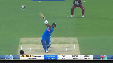 IND vs WI 2019, 2nd ODI: Rishabh Pant Six