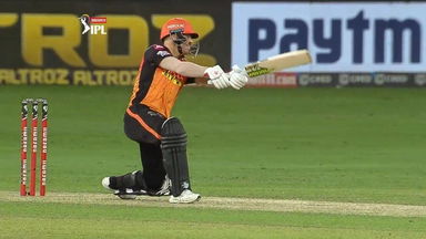 M43: KXIP vs SRH – David Warner Six