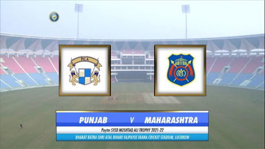 Syed Mushtaq Ali Trophy 2021-22, PUNJAB vs MAHARASHTRA : Highlights
