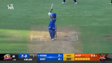 M69: MI vs SRH –  Ishan Kishan  Six