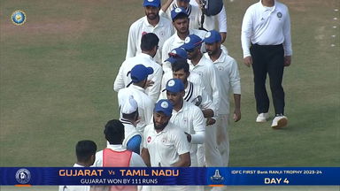 Ranji Trophy  2023/24, Gujarat vs Tamil Nadu Day 4: Match Highlights