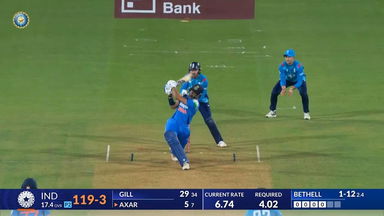 IND vs ENG 2025, 1st ODI: Axar Patel Six