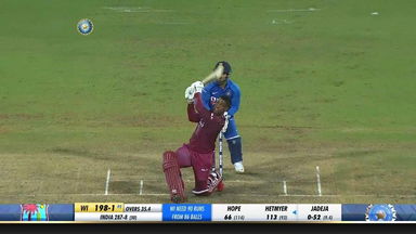 IND vs WI 2019, 1st ODI: Shimron Hetmyer Six