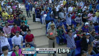 M28: DD vs MI – Rohit Sharma Six