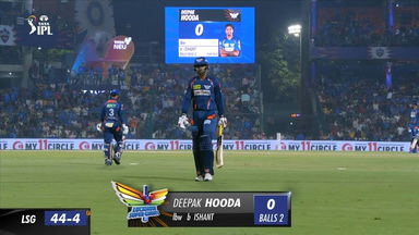 M64: DC vs LSG – Deepak Hooda Wicket