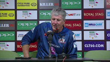 CLT20 2014 Q2: MI vs LIO  –   Press Conference – John Wright