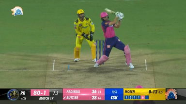 M17: CSK vs RR –  Jos Buttler Six