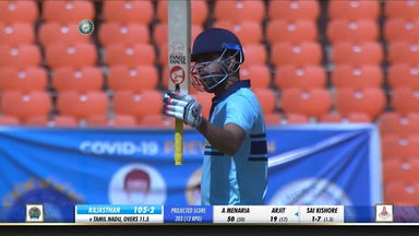 Ashok Menaria's quickfire 51 (32) vs Tamil Nadu