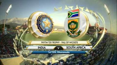 1ST T20I: IND vs SA  –   Fall Of Wickets