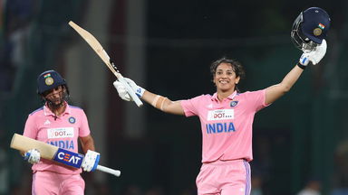 Sensational Smriti smashes fastest ODI century by an Indian