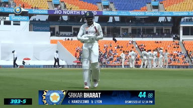 IND vs  AUS 2023, 4th Test: Srikar Bharat Wicket