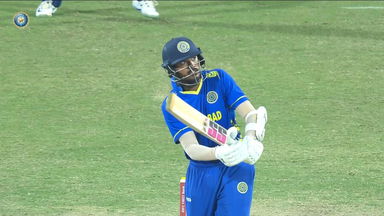 SMAT 2025, Mumbai vs Hyderabad: 24-run over! Aman Rao kicks off the chase in style