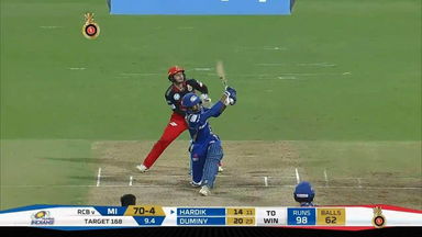 M31: RCB vs MI – Hardik Pandya Six