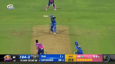M42: MI vs RR – Suryakumar Yadav Six